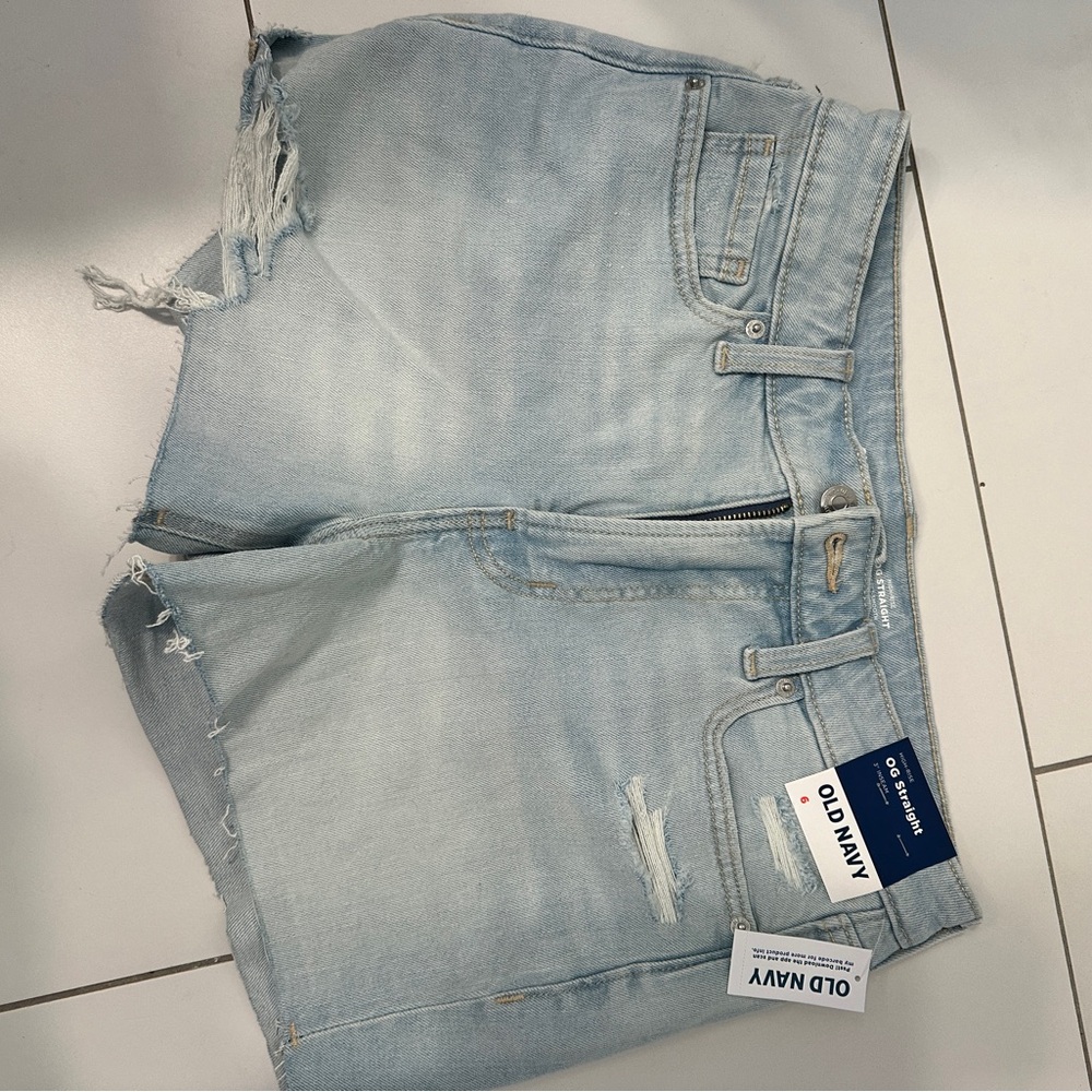 Old Navy Light Blue Casual Denim Shorts